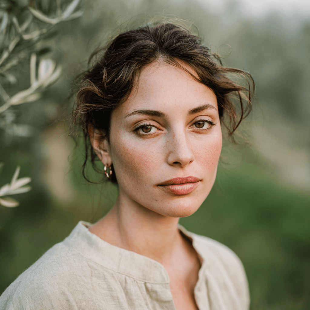Image of a woman with glowing skin