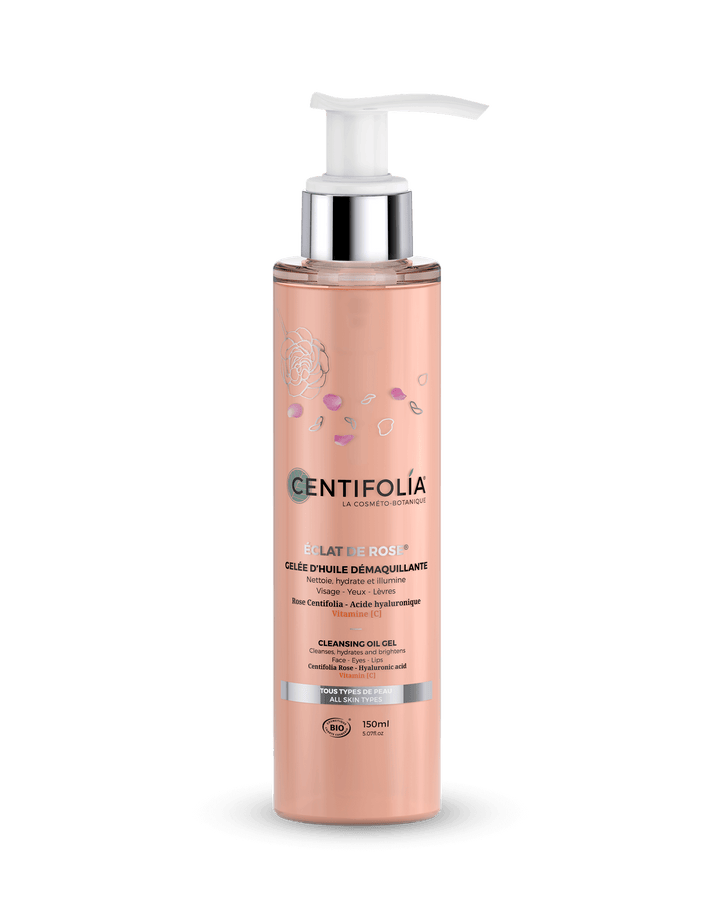 Centifolia cleansing oil gel bottle