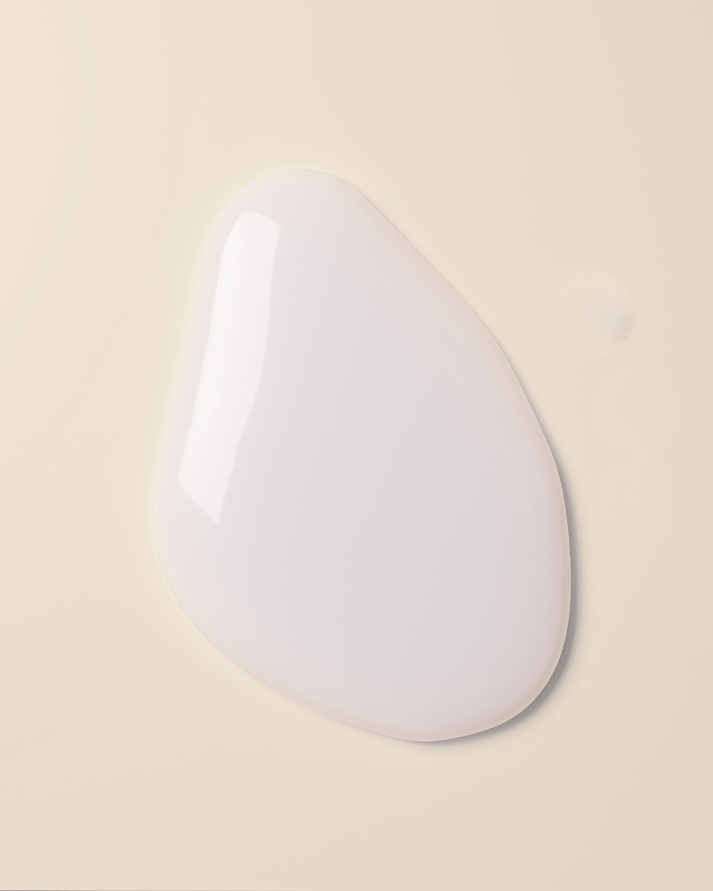 Swatch of product on a beige background