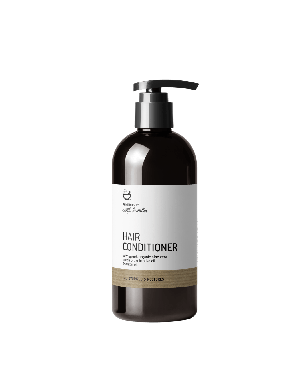 Hair conditioner bottle with pump