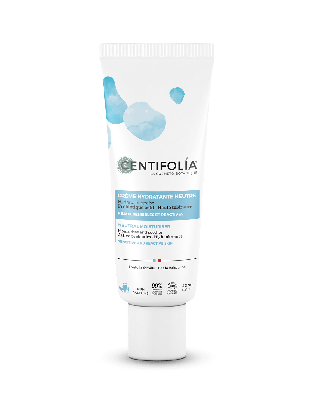 Tube of Centifolia neutral moisturizer