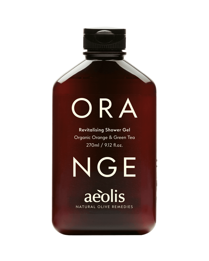 Bottle of Aeolis ORANGE shower gel