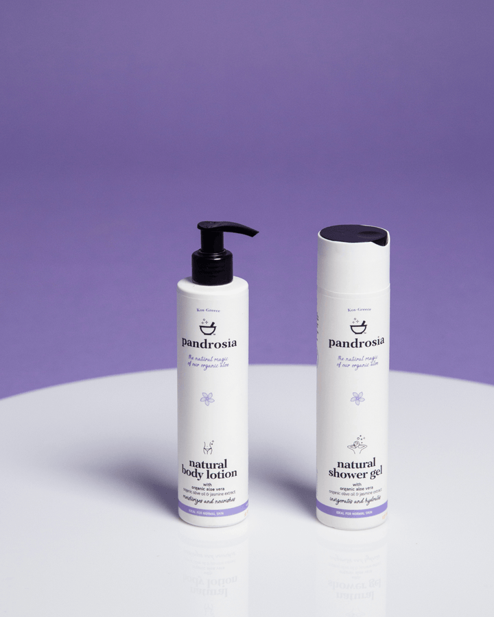 Shower Gel with Organic Aloe, Organic Olive Oil &amp; Jasmine