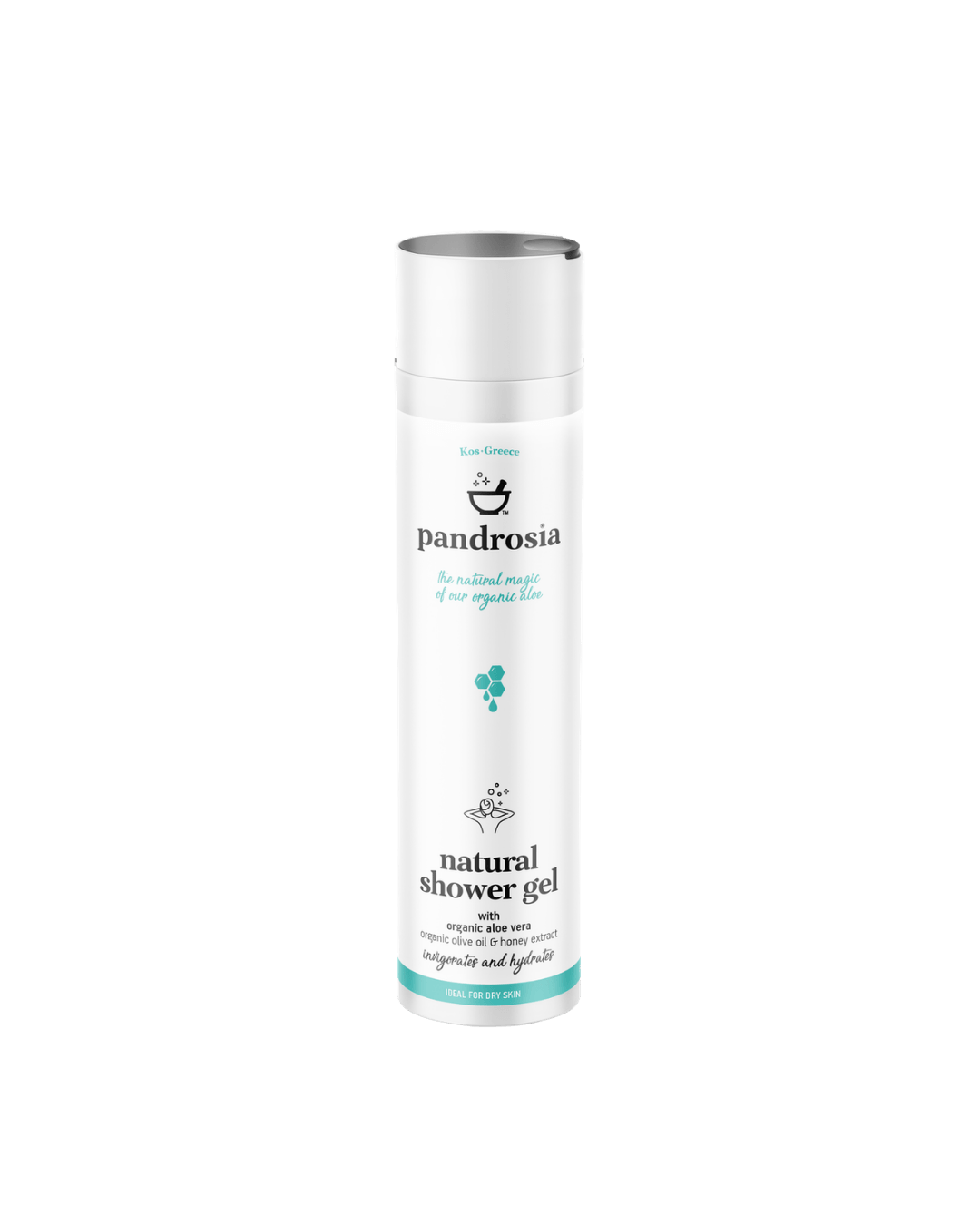 Pandrosia natural shower gel bottle